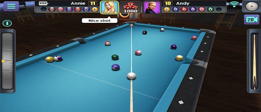 دانلودبازی بیلیارد حرفه ای ۳D Pool Ball 2.1.1.0 اندروید + مود