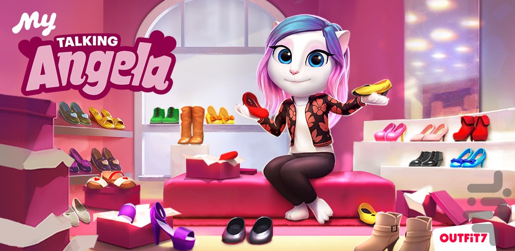 دانلودجدید ترین نسخه بازی آنجلا گربه سخنگو “My Talking Angela” اندروید + مود